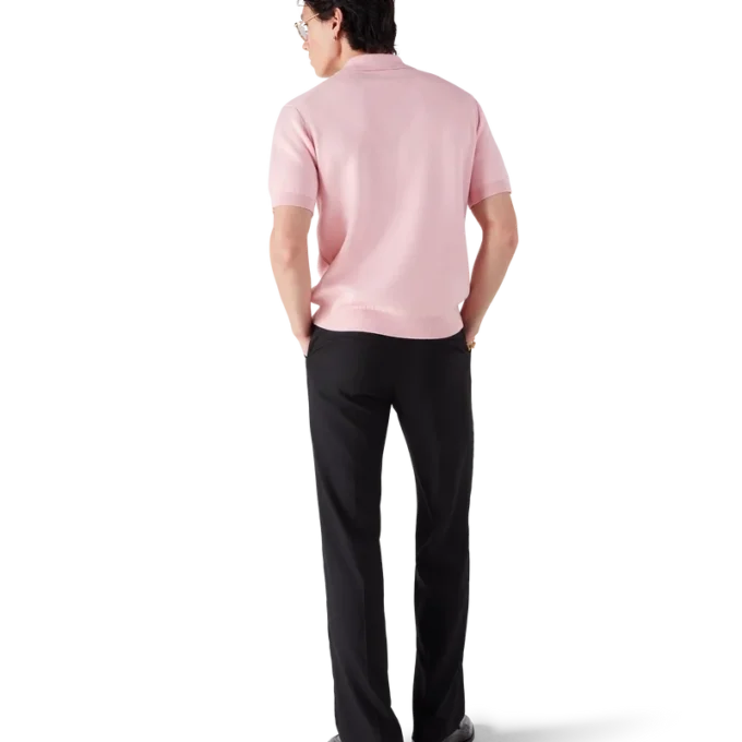 Dubbelvänd kortärmad pikétröja