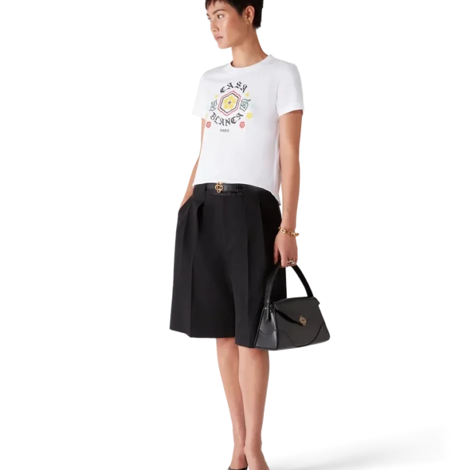 Emblem Fitted kortärmad T-shirt