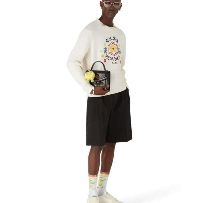 Emblem Merino Knit Crew Neck Emblem Merino Knit Crew Neck