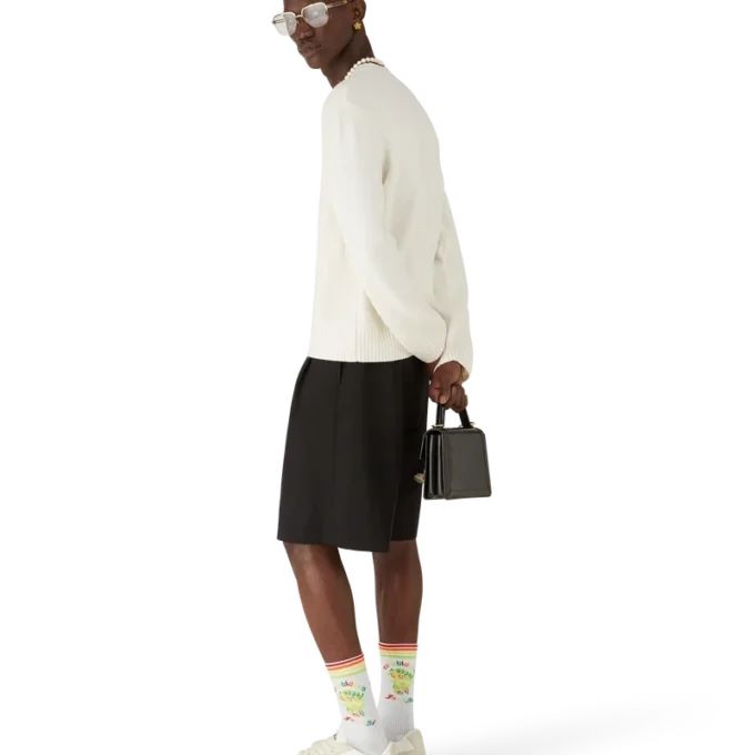 Emblem Merino Knit Crew Neck Emblem Merino Knit Crew Neck