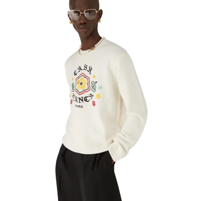 Emblem Merino Knit Crew Neck Emblem Merino Knit Crew Neck