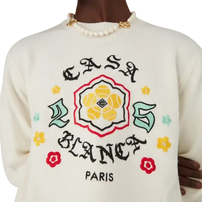 Emblem Merino Knit Crew Neck Emblem Merino Knit Crew Neck