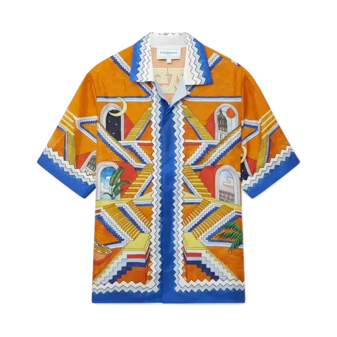 Escalier Infini silkskjorta