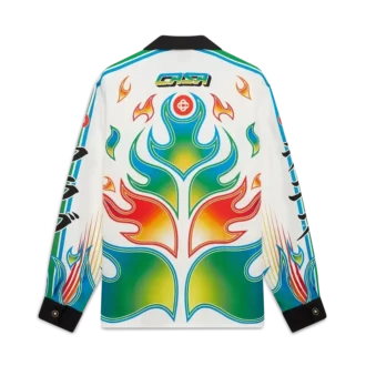 Flame Laurel långärmad skjorta i silketwill