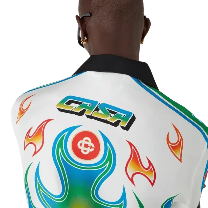 Flame Laurel långärmad skjorta i silketwill