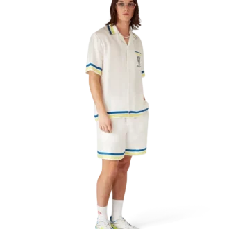 Flaming Tennis Club Icon Silk Shorts