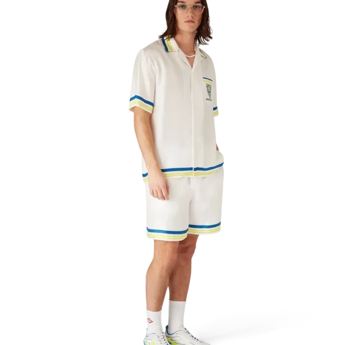 Flaming Tennis Club Icon Silk Shorts