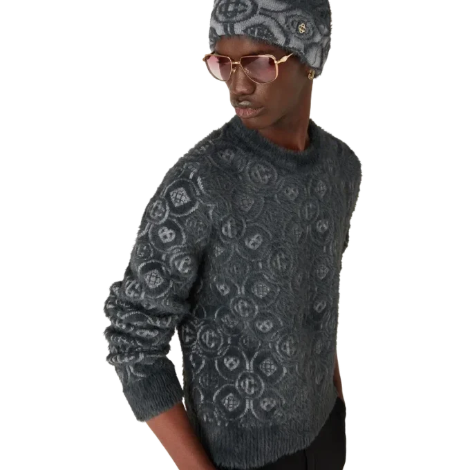 Fluffig tröja med monogram Fluffig tröja med monogram
