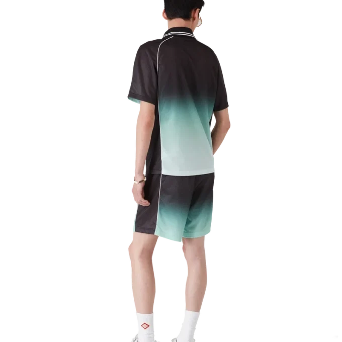 Fotbollsshorts i jacquard med gradientmonogram