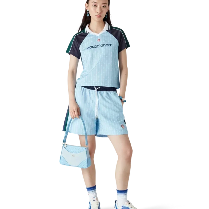 Fotbollskjorta med randigt mönster