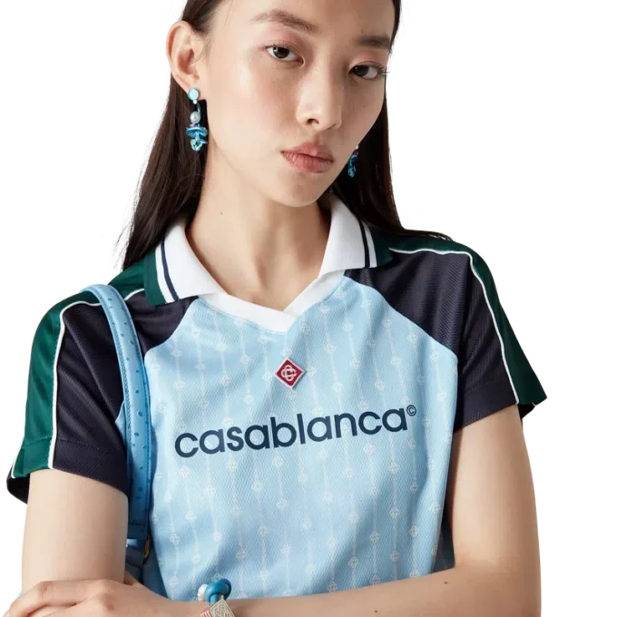 Fotbollskjorta med randigt mönster