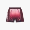 Fotbollsshorts i auberginefärgad gradient