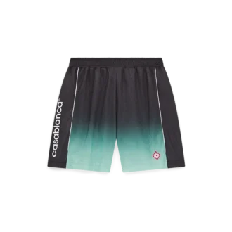 Fotbollsshorts i jacquard med gradientmonogram