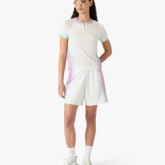 Fotbollsshorts i mesh med glasgradient