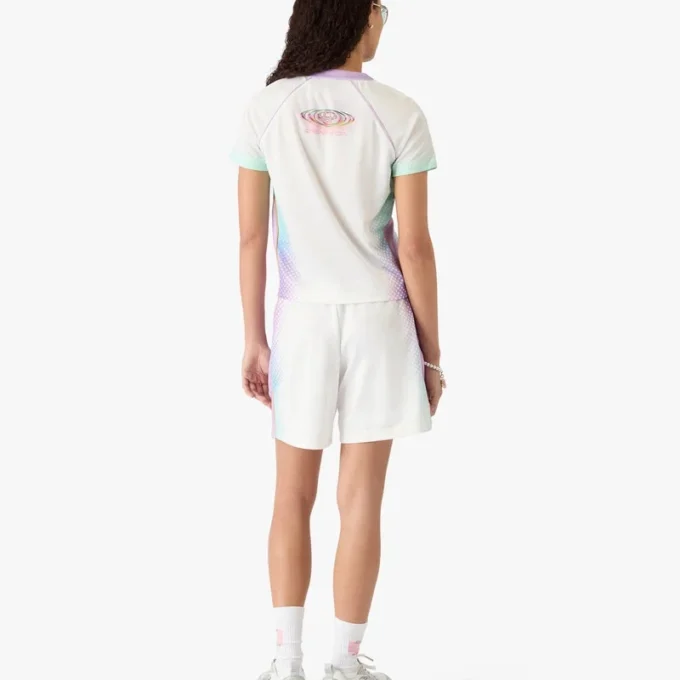 Fotbollsshorts i mesh med glasgradient