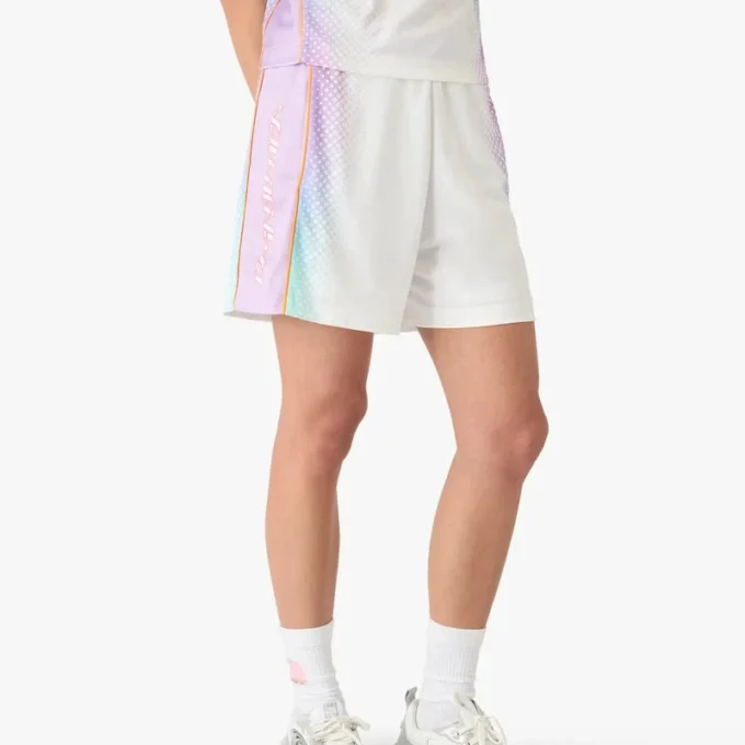 Fotbollsshorts i mesh med glasgradient