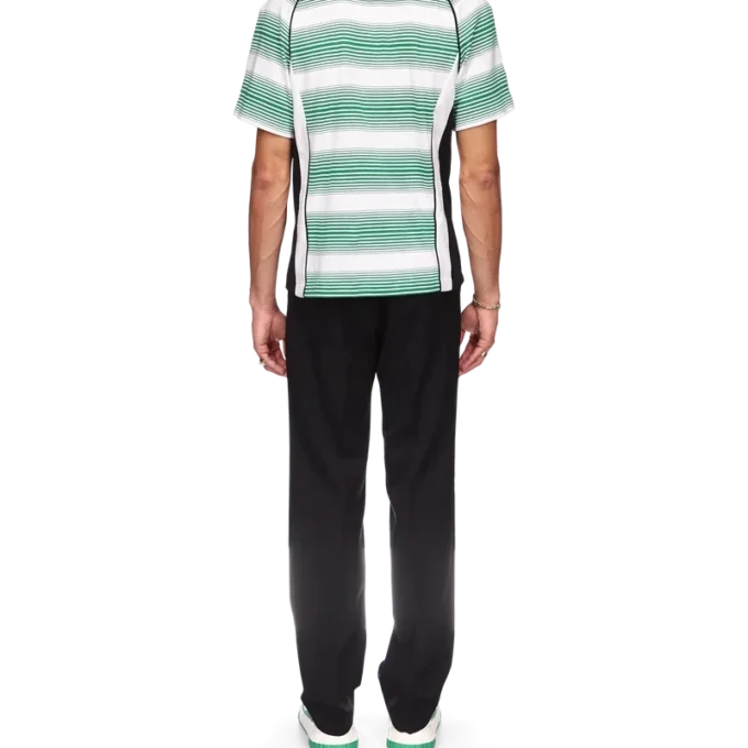 Fotbollst-shirt med paneler i gradientrandigt mönster