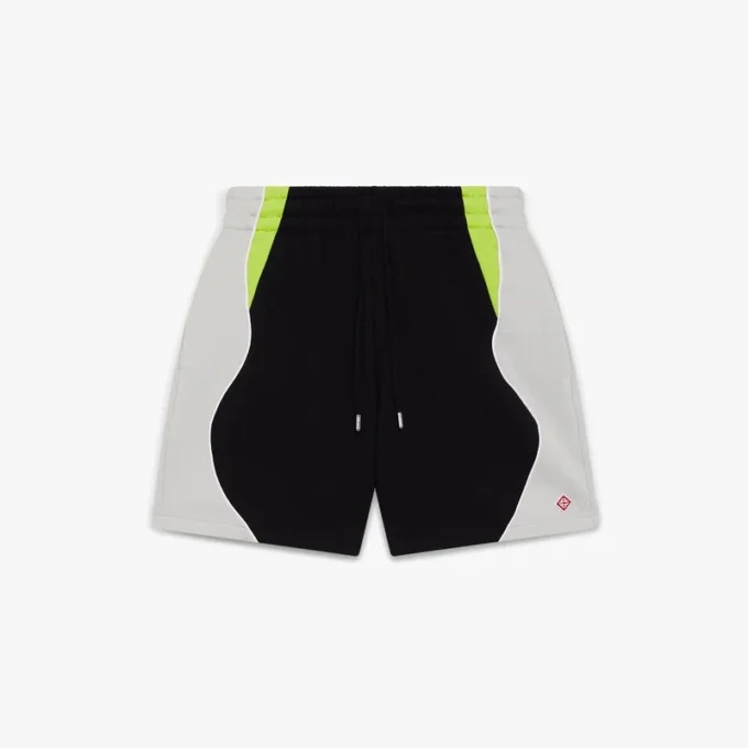 Färgblockerade sweatshorts