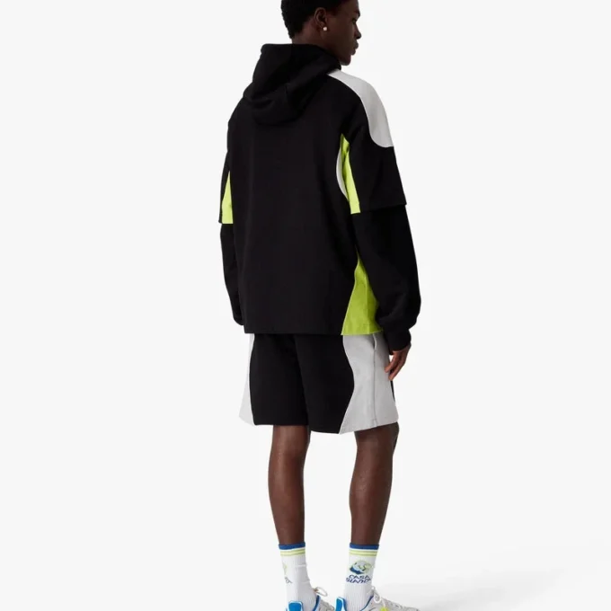 Färgblockerade sweatshorts