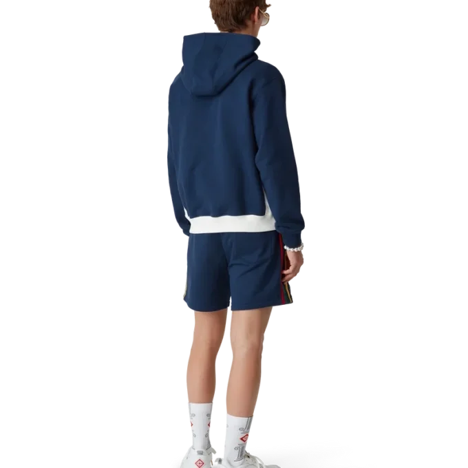 Färgblockerade sweatshorts