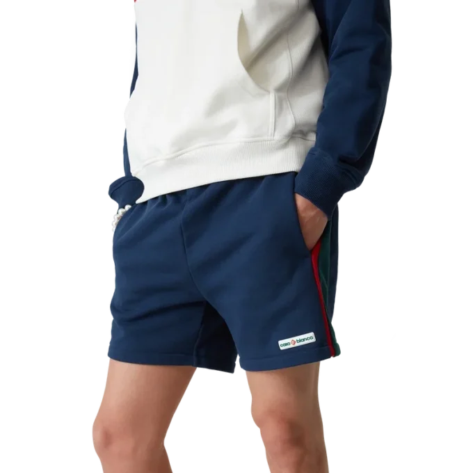 Färgblockerade sweatshorts
