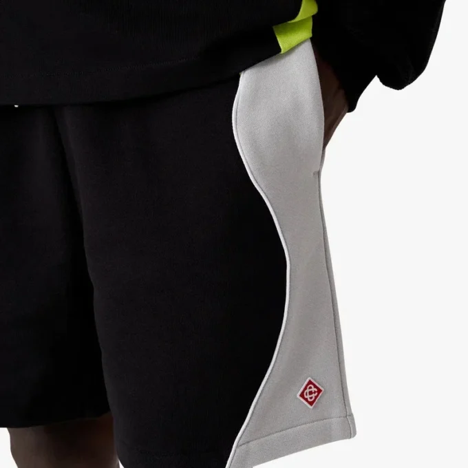 Färgblockerade sweatshorts