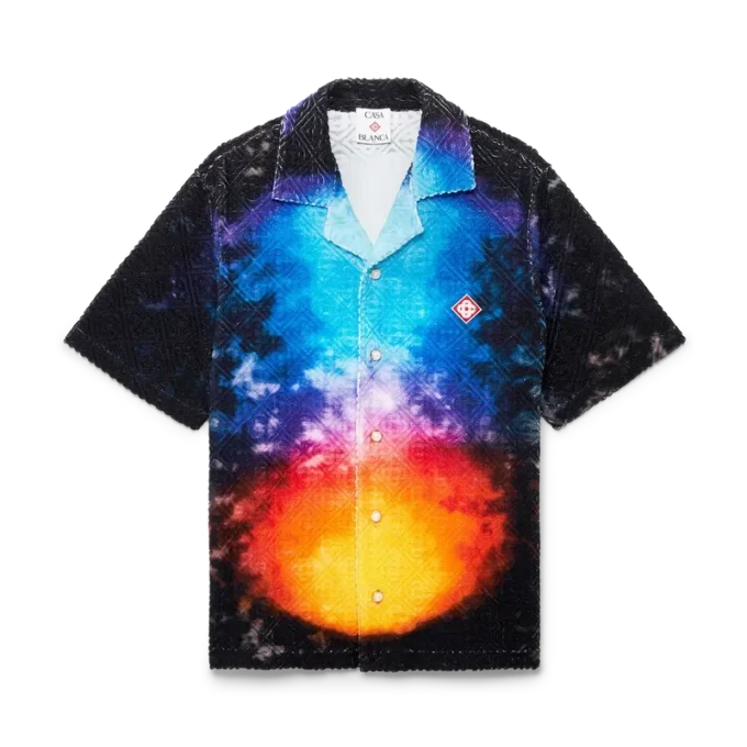 Färgskiftande frotté-skjorta