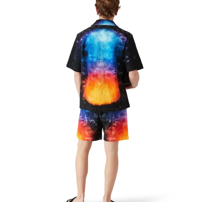 Färgskiftande frotté-skjorta