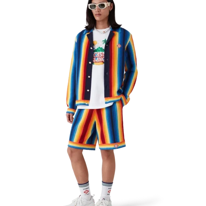 Frottéjacka med gradientrand Frottéjacka med gradientrand