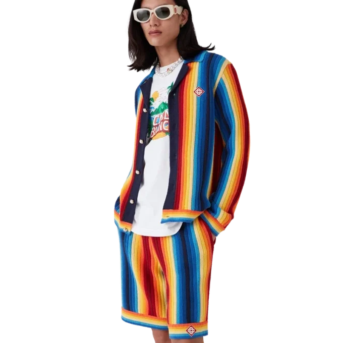 Frottéjacka med gradientrand Frottéjacka med gradientrand