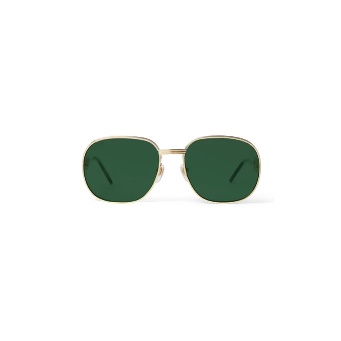 Fyrkantiga solglasögon i metall Fyrkantiga solglasögon i metall