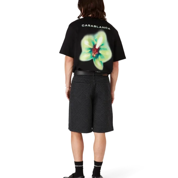 Glitch Orchid Oversized kortärmad T-shirt