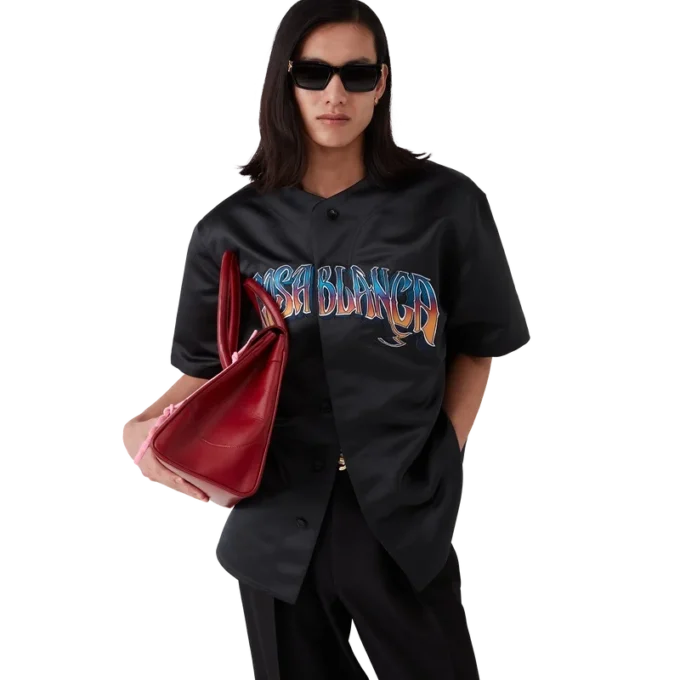 Gothic kortärmad basebollskjorta Gothic kortärmad basebollskjorta