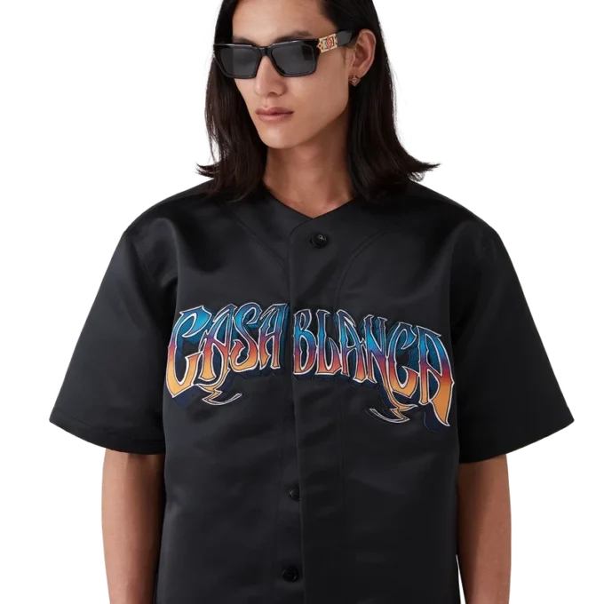 Gothic kortärmad basebollskjorta Gothic kortärmad basebollskjorta