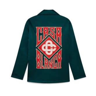 Gothic Logo Stadium Jacket