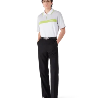 Grå polotröja med korta ärmar