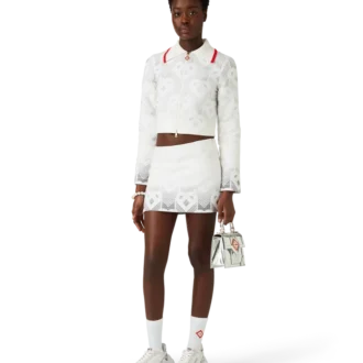 Gradient Heart Monogram-frottéjacka