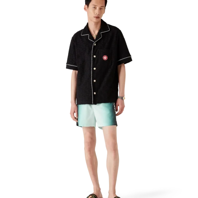 Gradient Monogram Jacquard Shorts Gradient Monogram Jacquard Shorts