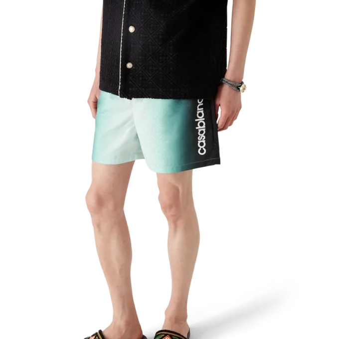 Gradient Monogram Jacquard Shorts Gradient Monogram Jacquard Shorts