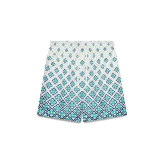 Gradient Monogram Silk Shorts