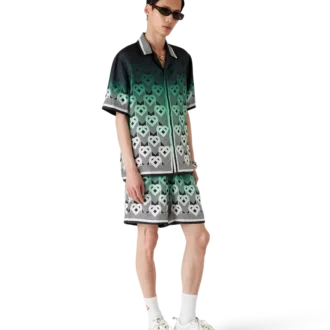 Gradient Monogram Silk Shorts