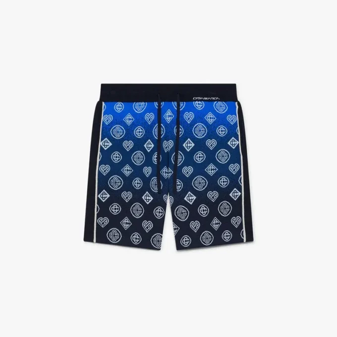 Gradient Monogram-stickade shorts