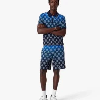 Gradient Monogram-stickade shorts