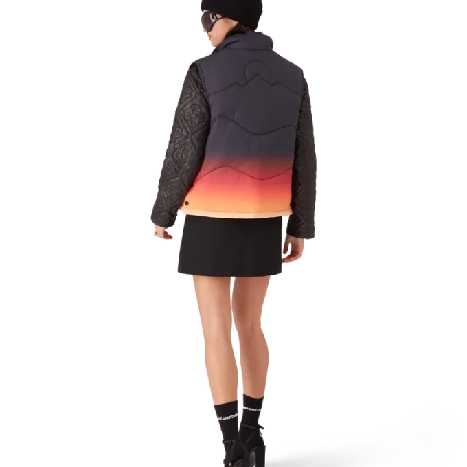 Gradient Nylon Puffer Gilet