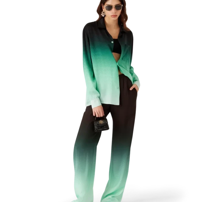 Gradient Ping Pong Jacquard-byxor