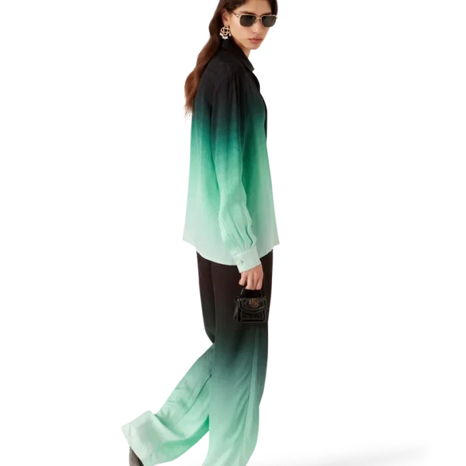 Gradient Ping Pong Jacquard-byxor