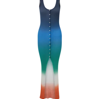 Gradient Rib Klänning