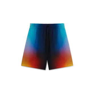 Gradient Silk Shorts