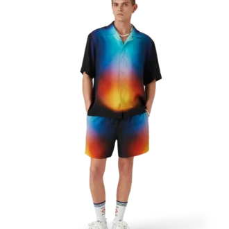 Gradient Silk Shorts