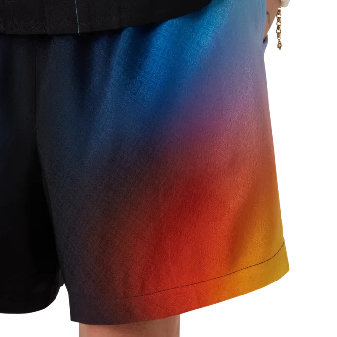 Gradient Silk Shorts